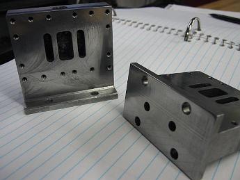  27-Feb-05  The finished valve chests.  I am really happy with how they came out.